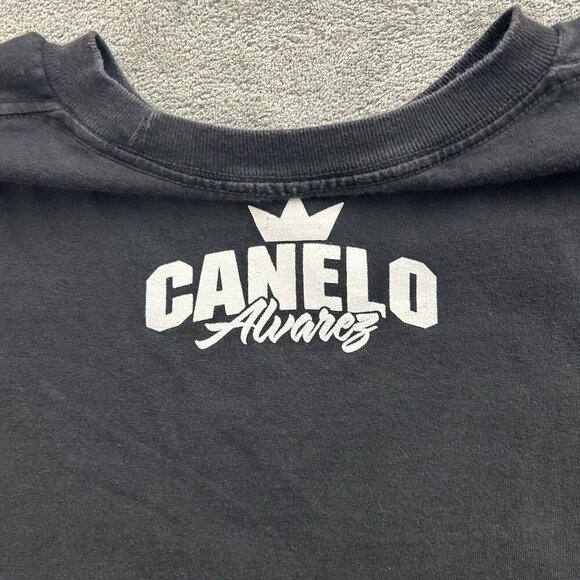 Canelo Alvarez Shirt Mens Size 2XL Black CA Camo Logo Boxing Official Tee - Picture 8 of 8